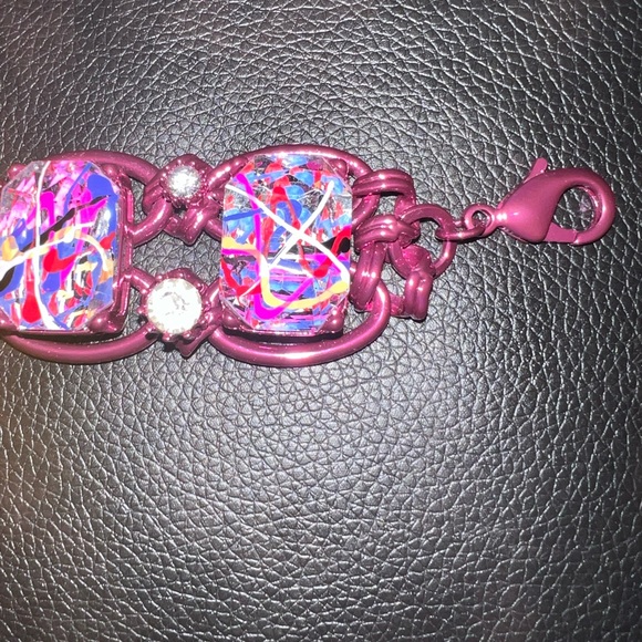 NWOT BETSEY JOHNSON HARLEM SHUFFLE NECKLACE, BRACELET, RING AND EARRINGS SET HTF - Picture 7 of 11